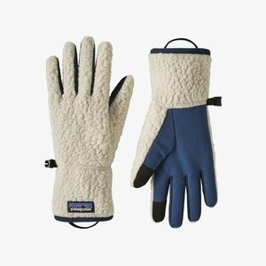 Patagonia Retro Pile E-Tip Gloves, Size L, Womens